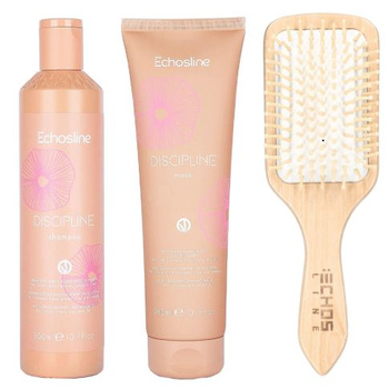 Echosline Discipline Set Shampoo 300 ml + Masker 300 ml + Borstel