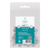 Pharm Foot Podo File Tape Layer 180 S Almohadillas abrasivas de recambio para Podo Disc 50 uds. - Bolsa de recambio