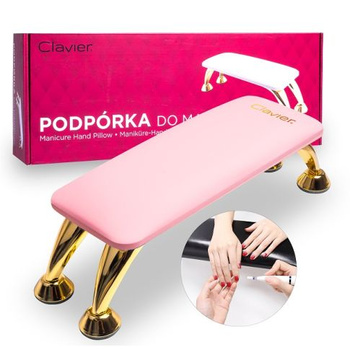 Clavier Podpórka Do Manicure / Podstawka Pod Dłonie Różowa