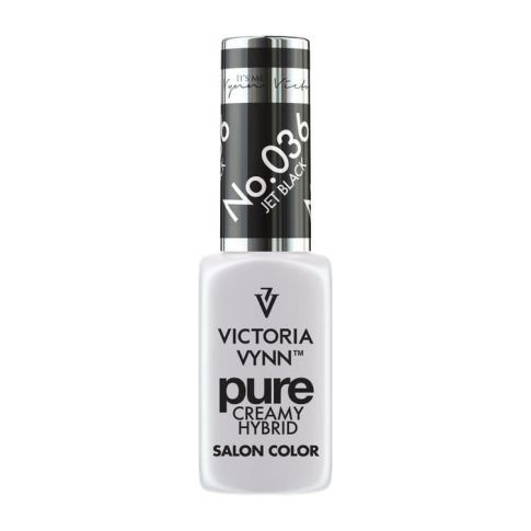 VICTORIA VYNN 036 Pure Creamy Hybrid Jet Black laca híbrida en crema 8ml